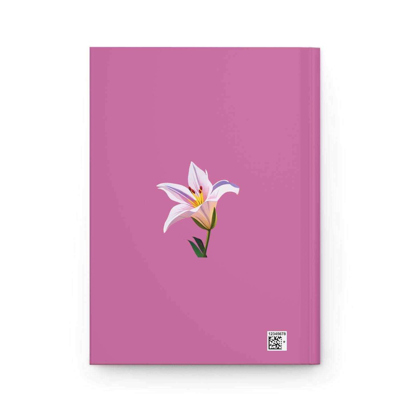 Lily Hardcover Journal Matte Light Pink