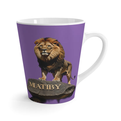 Matiby Lion Mug, Light Purple