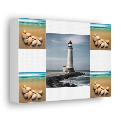 Lighthouse White Canvas Gallery Wraps