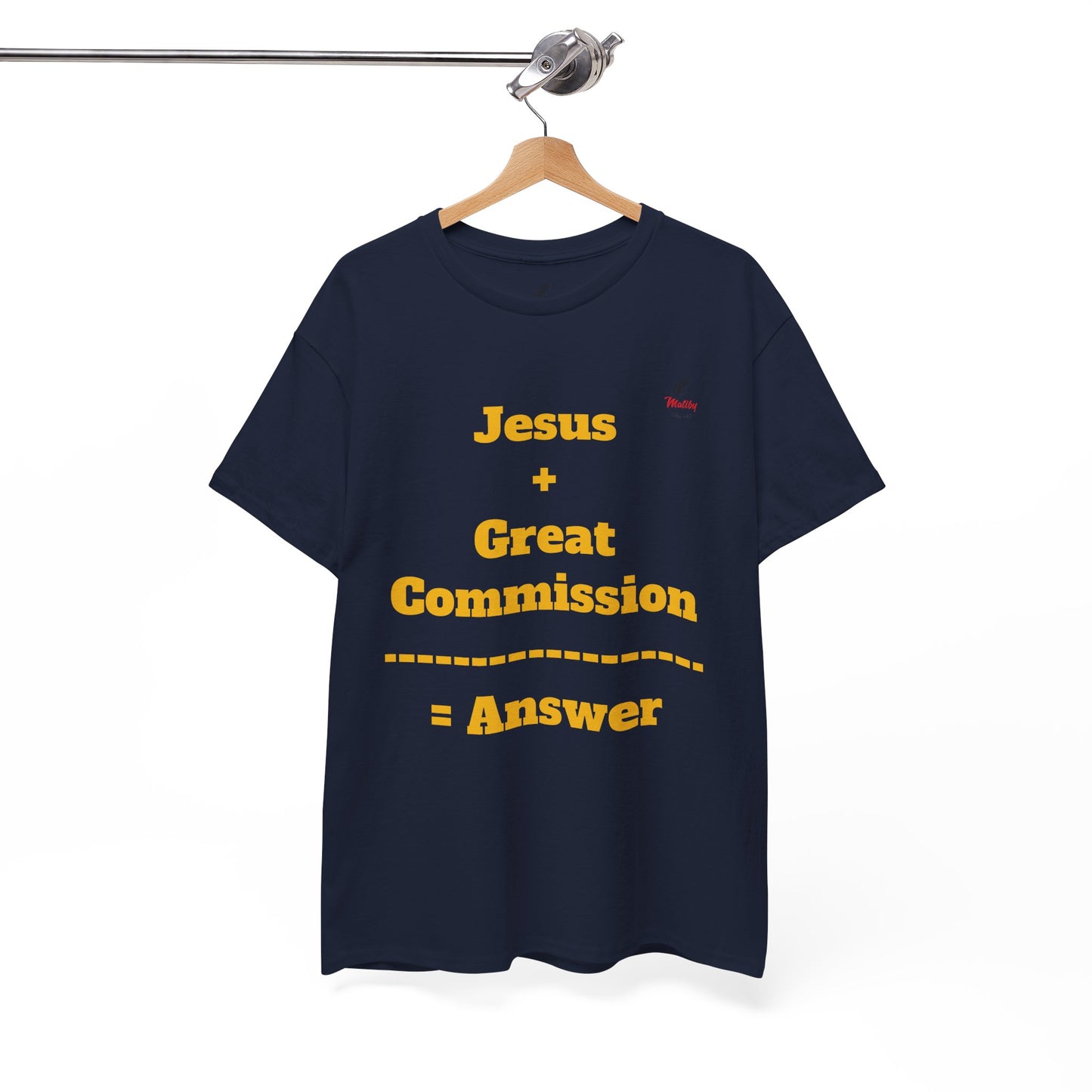 Jesus+Great Commission Unisex Heavy Cotton Tee