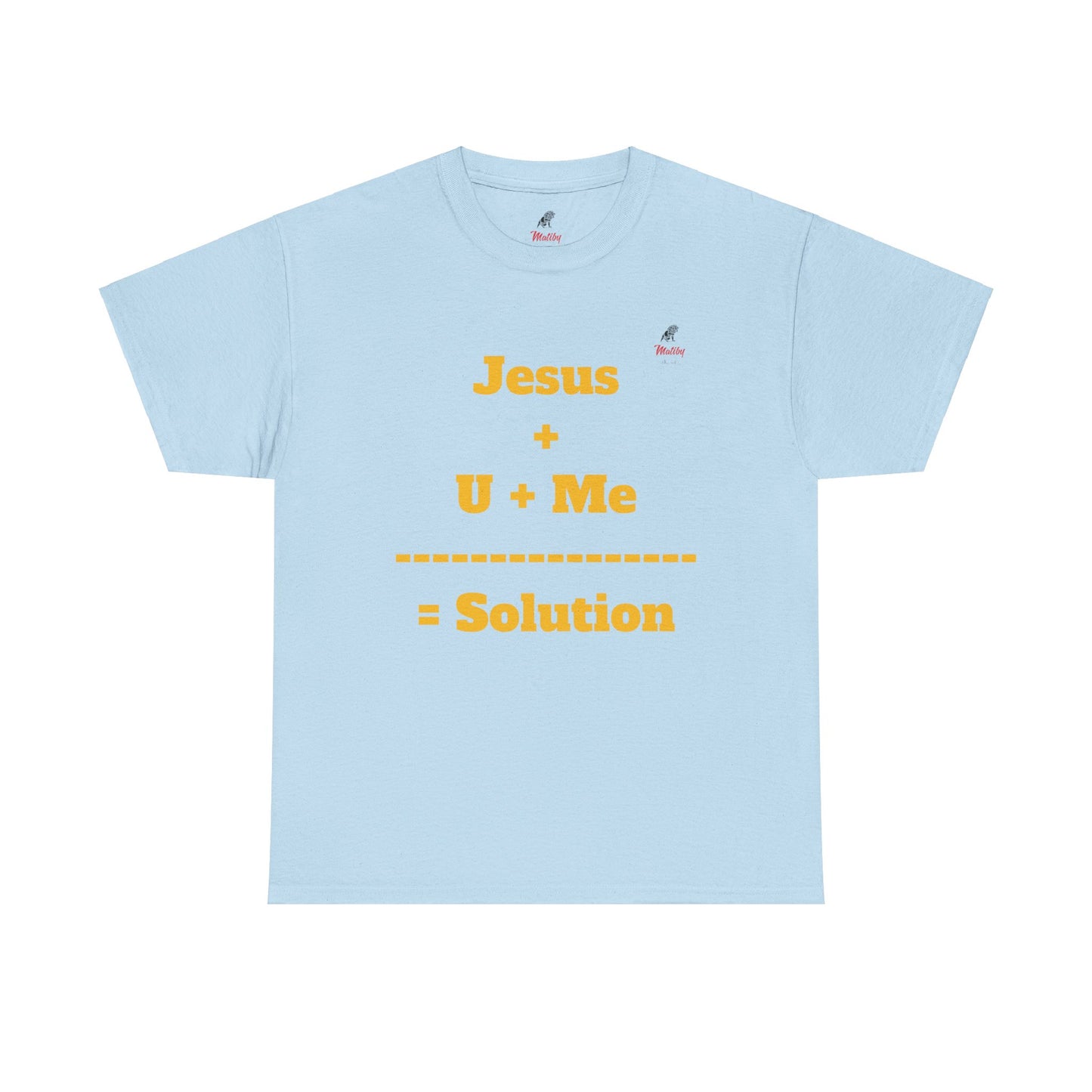 Jesus+U+Me Unisex Heavy Cotton Tee