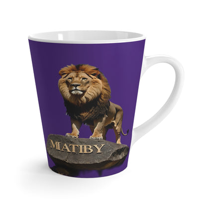 Matiby Lion Mug, Purple