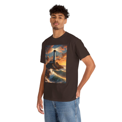 Lighthouse Unisex Heavy Cotton Tee