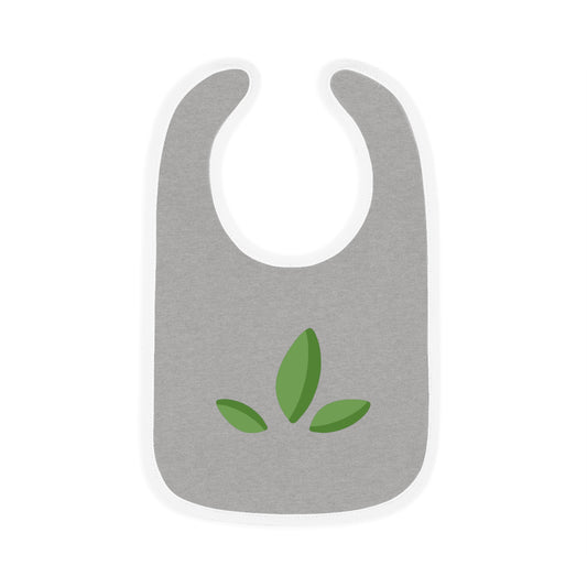 Baby Contrast Trim Jersey Bib