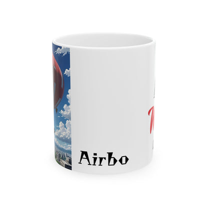 Matiby Airbo Ceramic Mug, (11oz, 15oz)