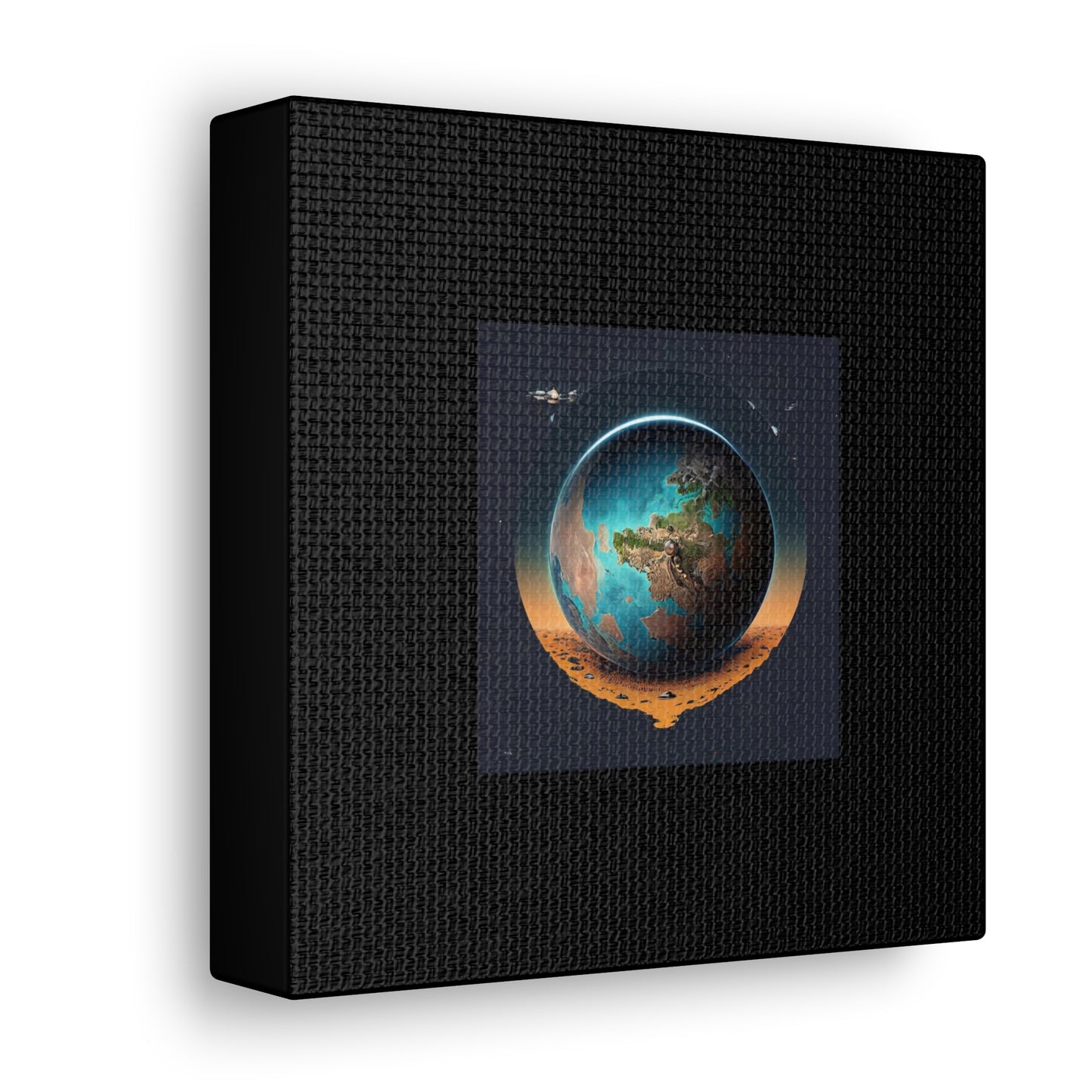 Matiby Worlds Black Canvas Gallery Wraps