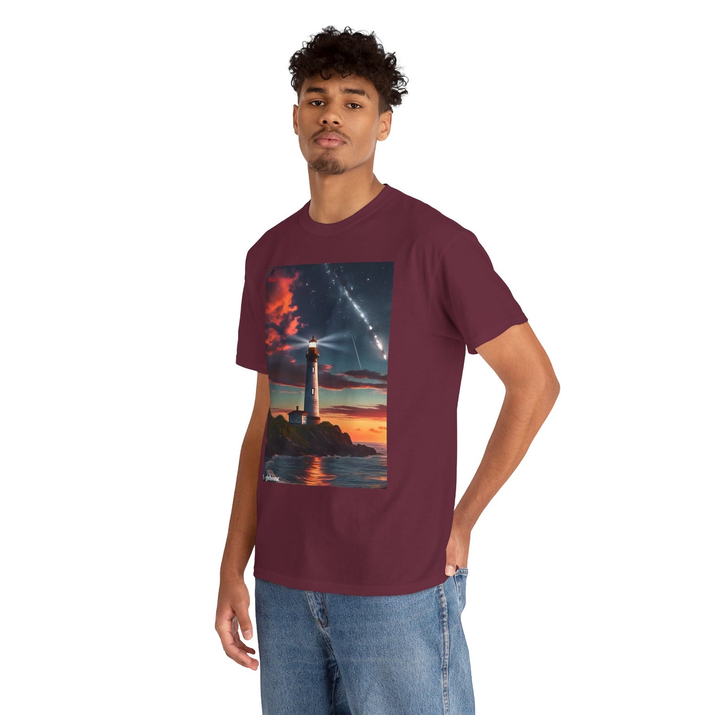 Lighthouse Unisex Heavy Cotton Tee