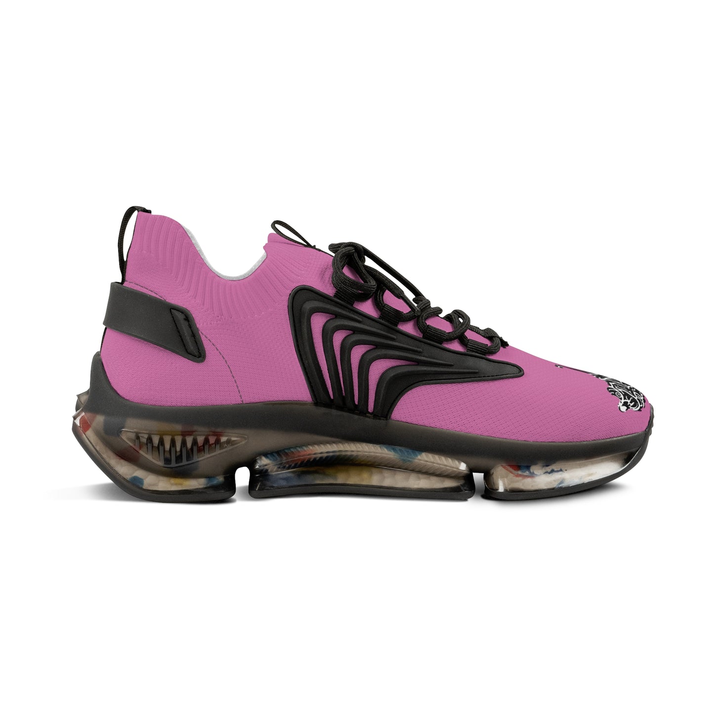 Men's Pink Mesh Sneakers