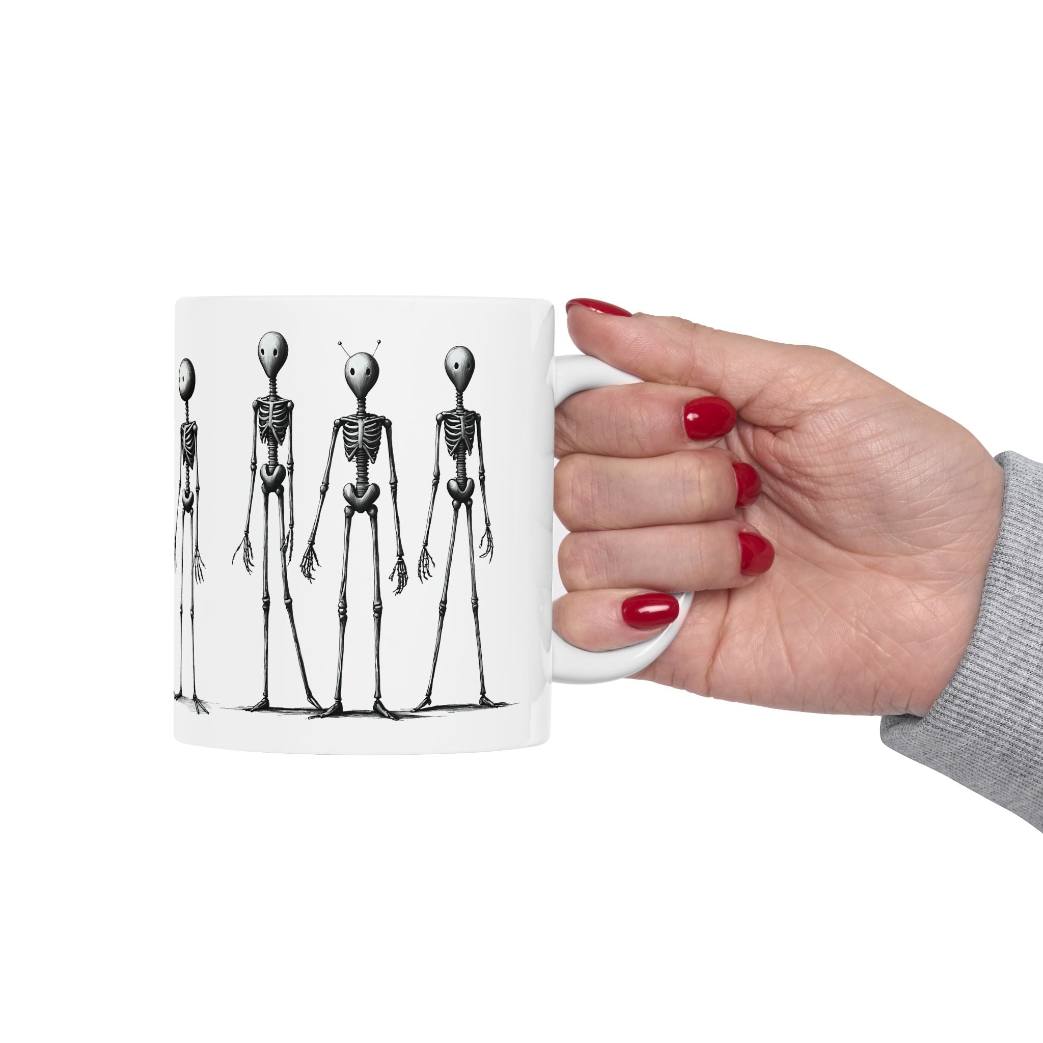 The Stick-To-It Species #19 White Ceramic Mug – Anatomy of Optimism Cup 11oz/15oz