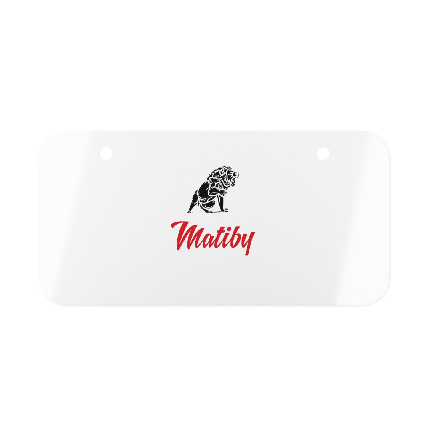 Matiby Mini License Plate