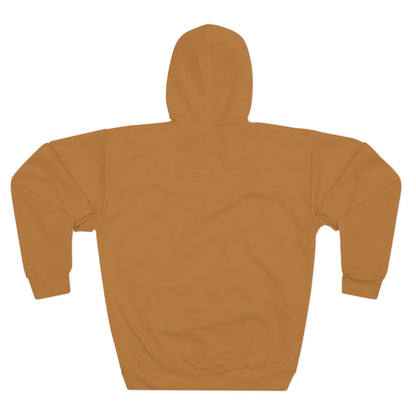 Light Brown Unisex Pullover Hoodie (AOP)