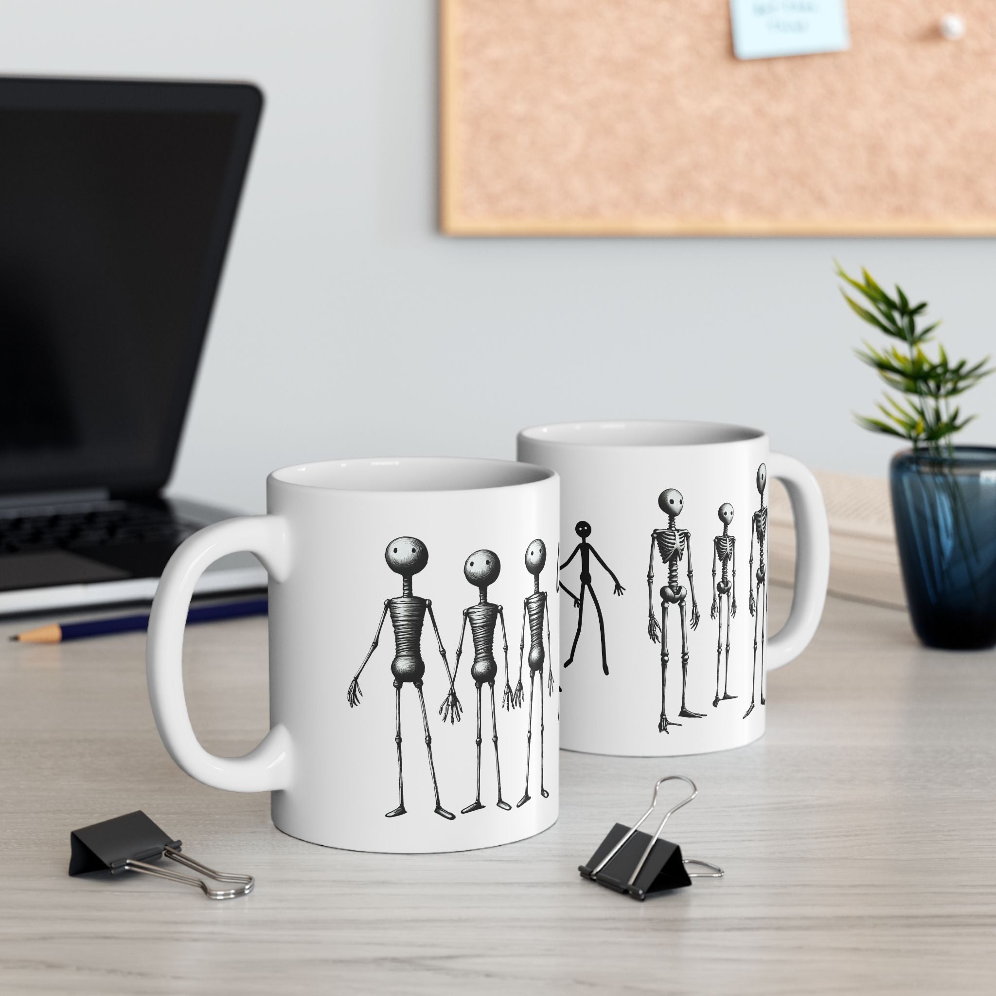 The Stick-To-It Species #14 White Ceramic Mug – Anatomy of Optimism Cup 11oz/15oz
