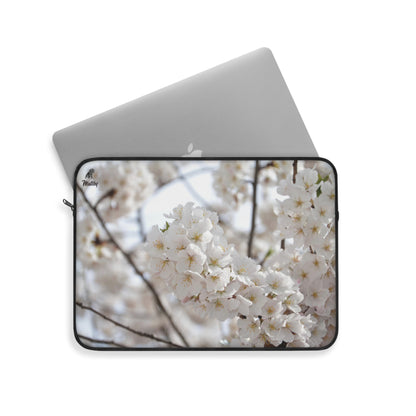 White Flower Laptop Sleeve