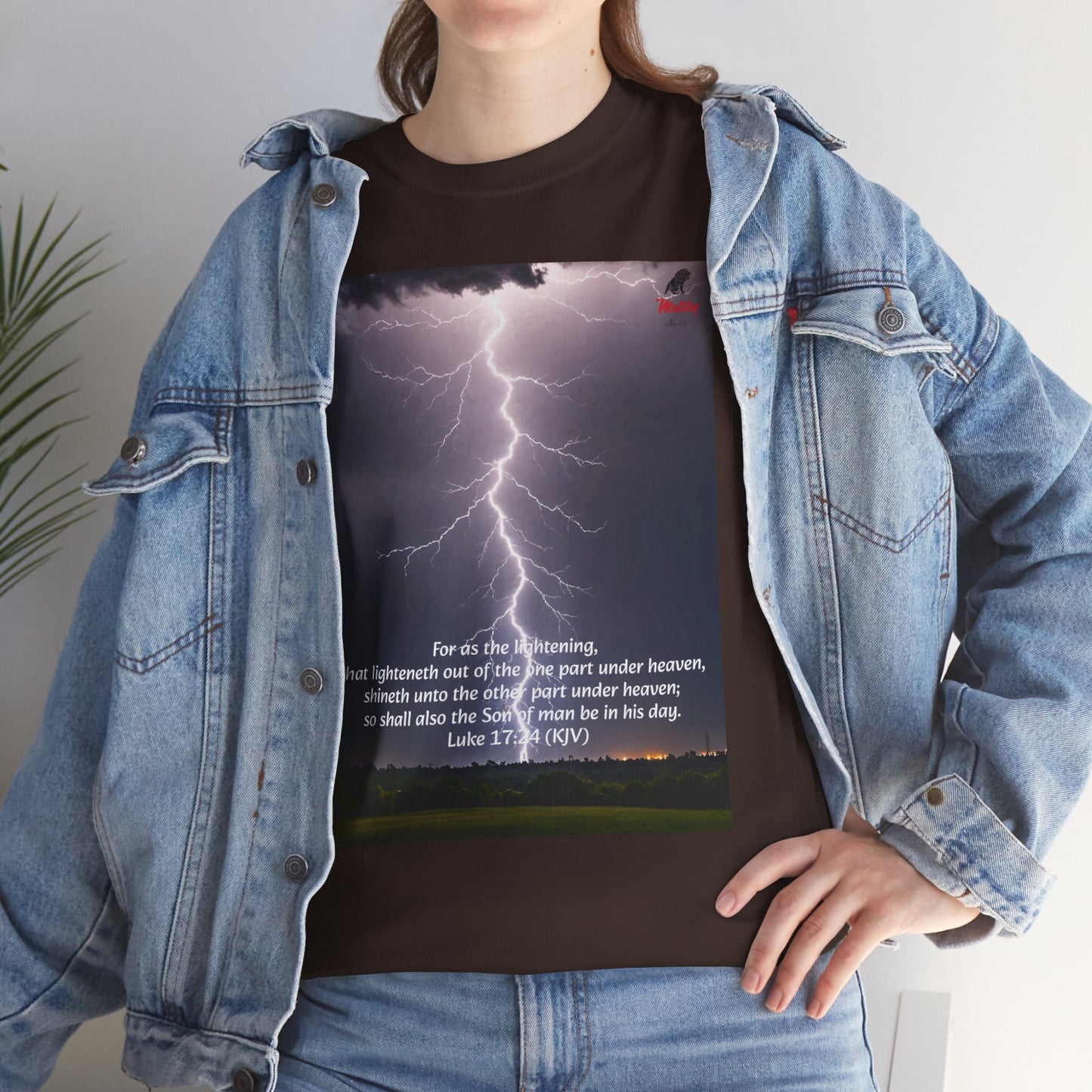 Lightning Style Son of man Unisex Heavy Cotton Tee