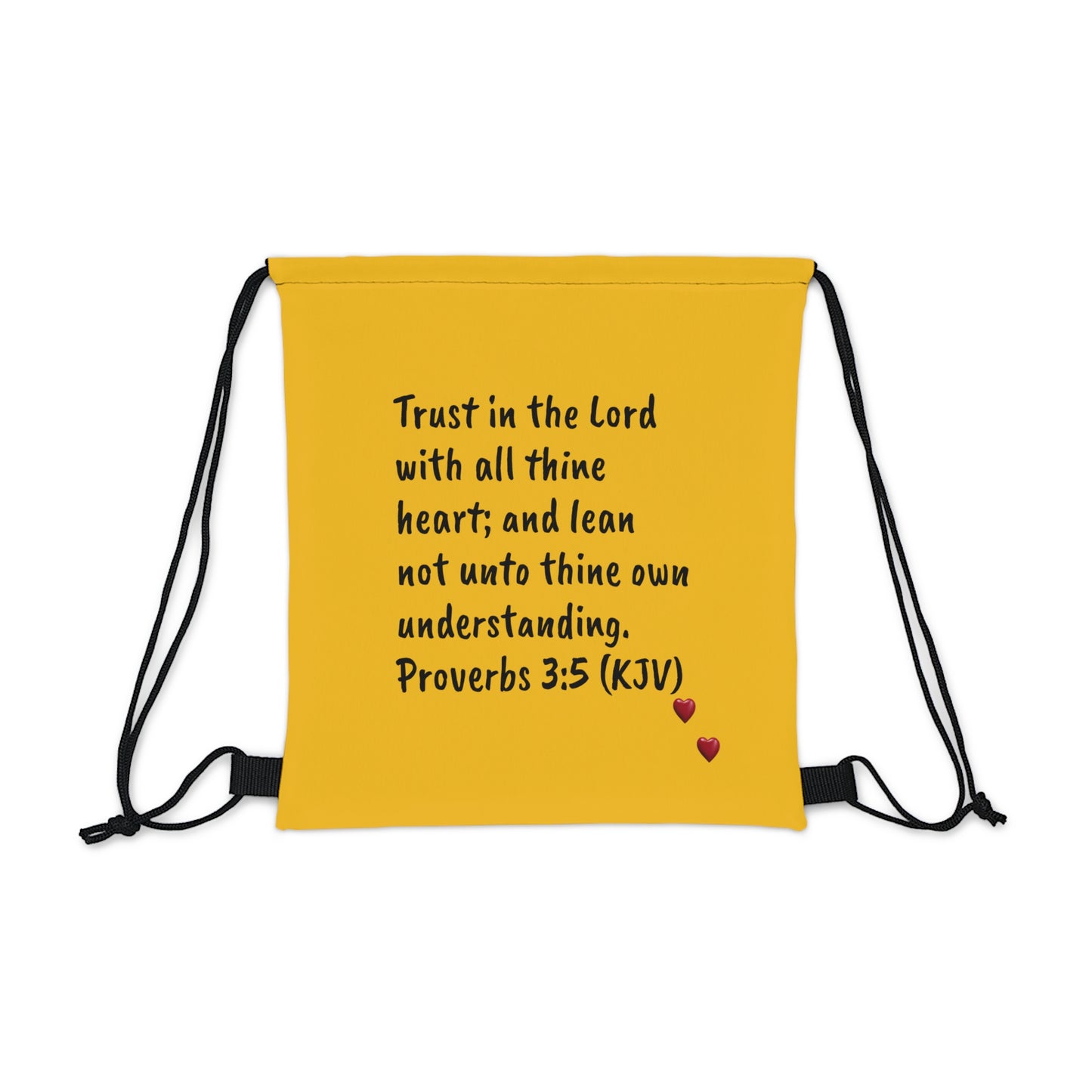 Bible Speaks Outdoor Drawstring Yellow