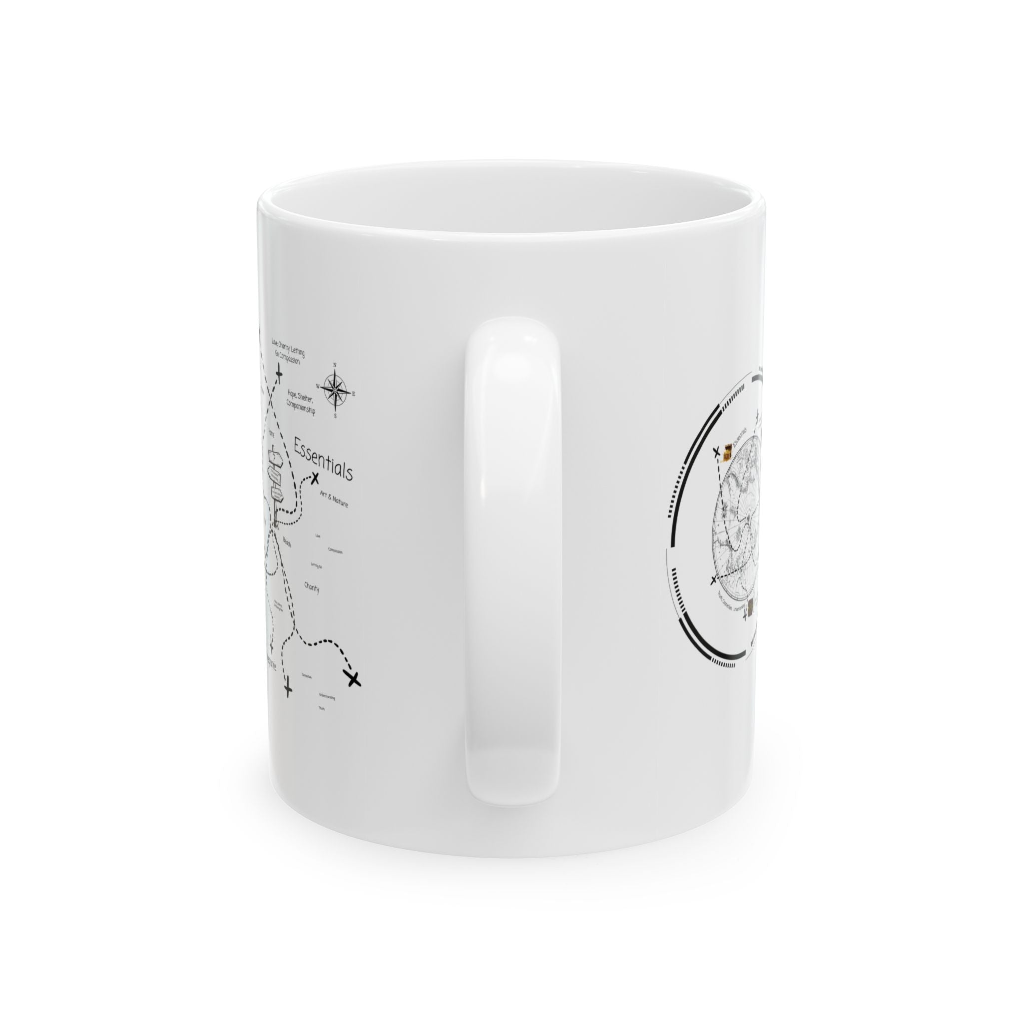 Adventure 4x4 Trucks #16, Freedom Buggy Lovers On The Go White Ceramic Mug — Find Your Path To The Essentials Cup (11oz & 15oz)