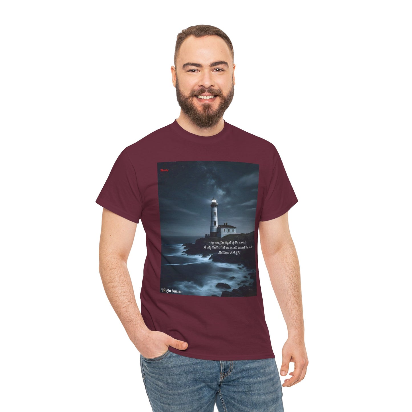 Lighthouse Unisex Heavy Cotton Tee