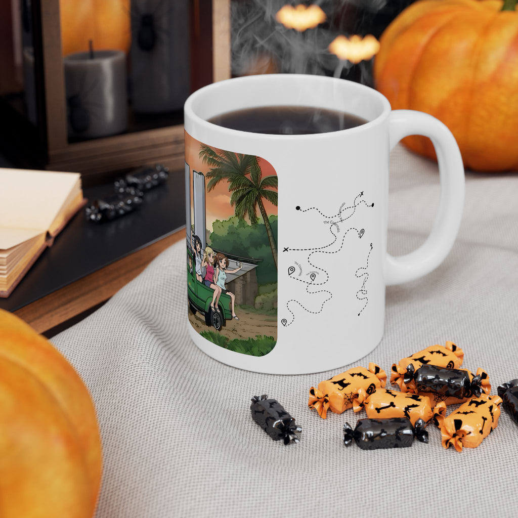 Sunshine State Pickup Trucks #6 Yacht Hauler White Ceramic Mug – Celebrating Companionship, Creativity & Life’s Little Wonders Cup (11oz/15oz)