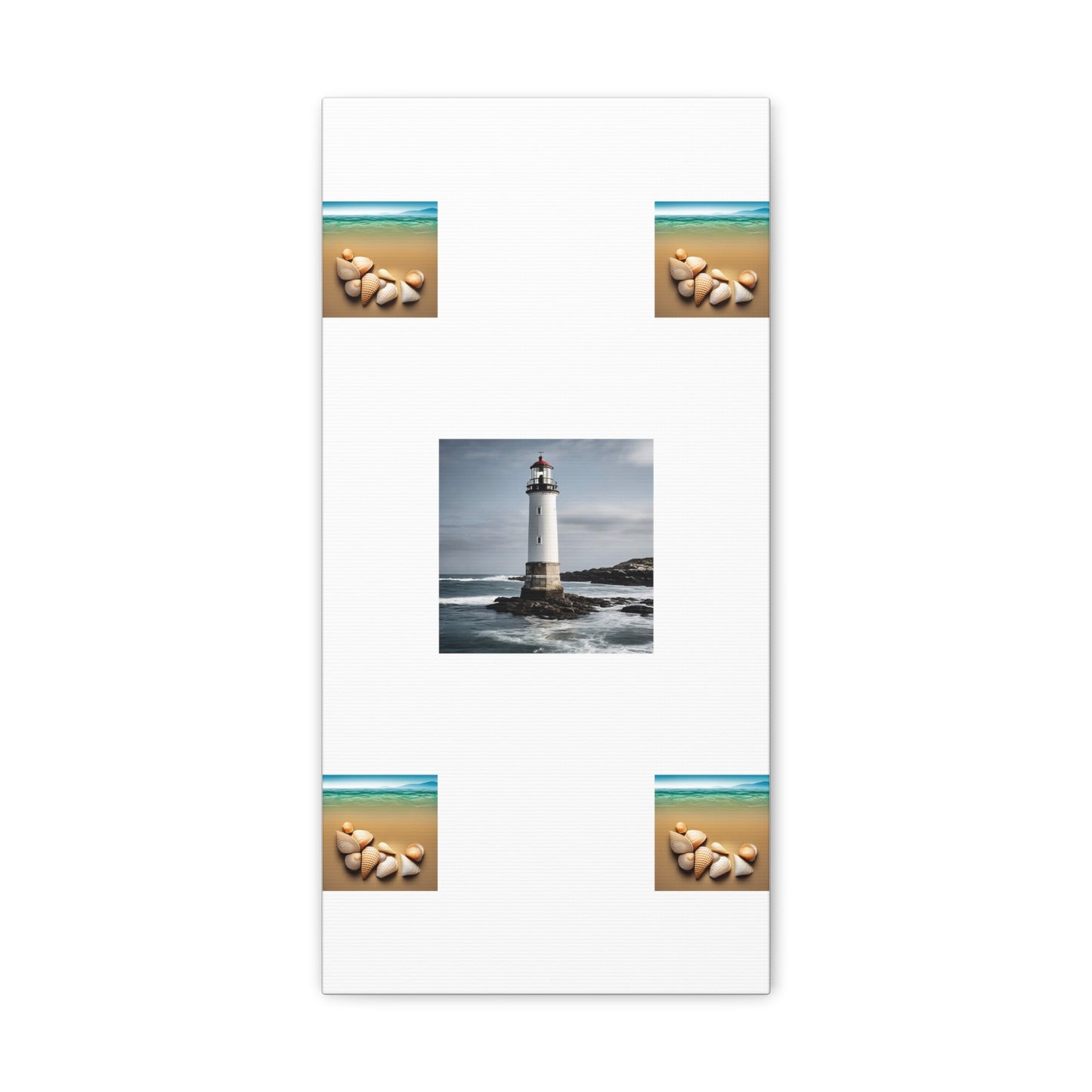 Lighthouse White Canvas Gallery Wraps