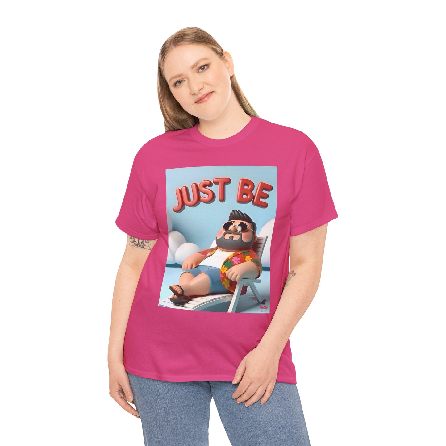 Just Be Unisex Heavy Cotton Tee