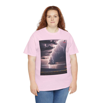 Lightning Style Earth Trembled Unisex Heavy Cotton Tee