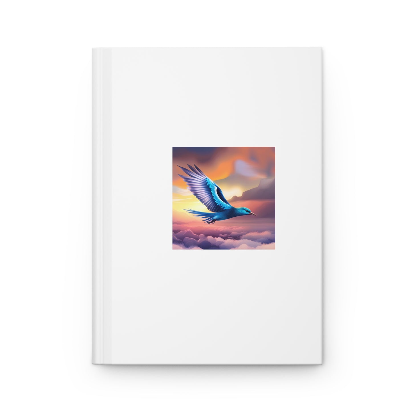 Bird Hardcover Journal Matte White