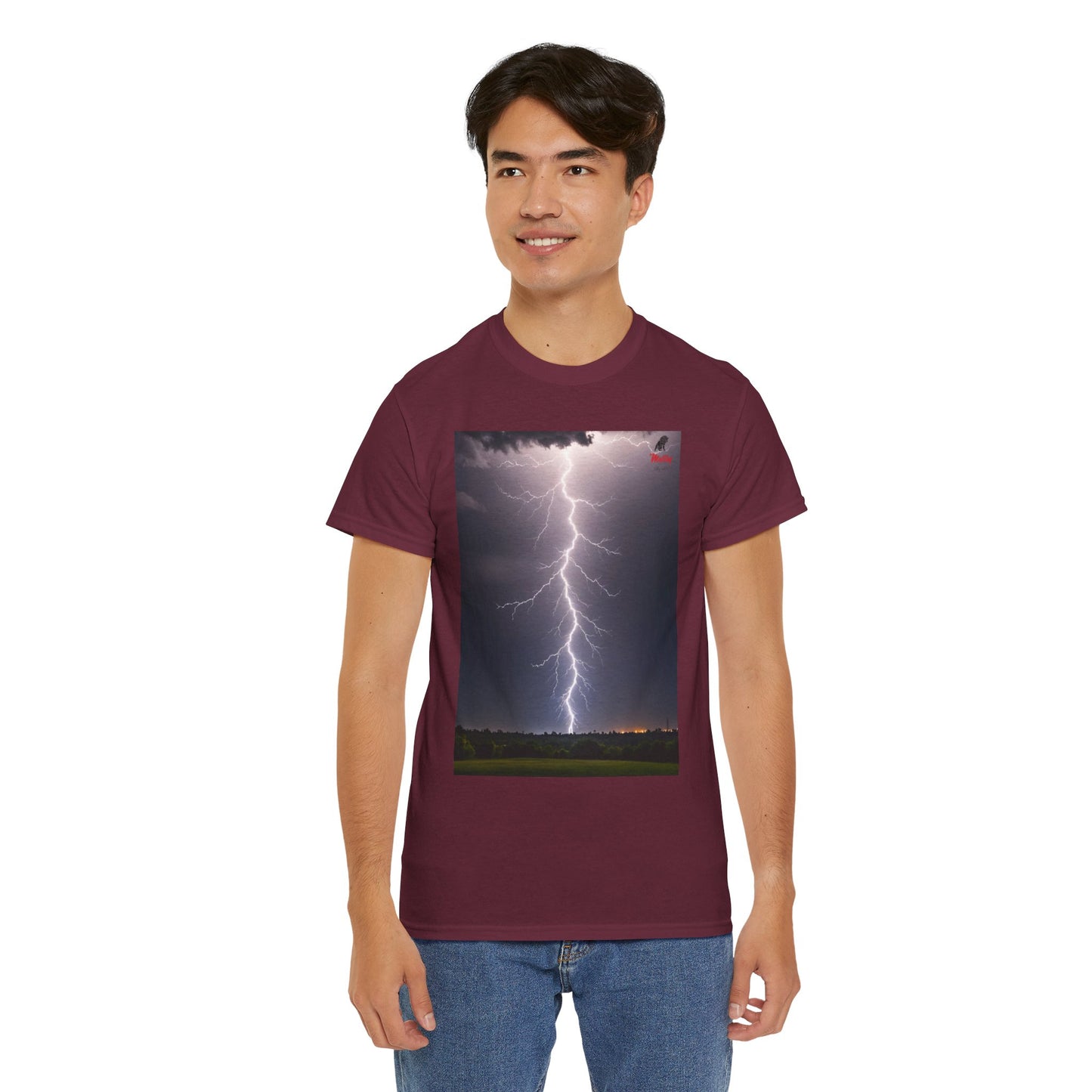 Lightning Style Unisex Heavy Cotton Tee