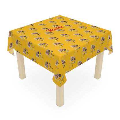 Matiby Yellow Flower Tablecloth