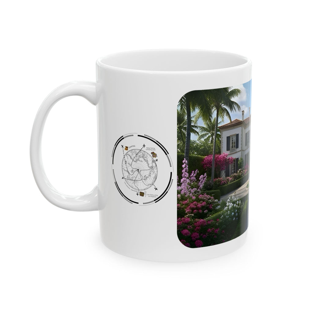 Cozy Architecture & Dreamy Landscapes #27 White Ceramic Mug – Homes Home Sweet Home Cup (11oz/15oz)