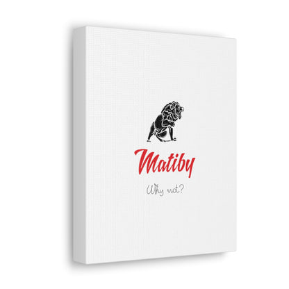 Matiby White Canvas Gallery Wraps