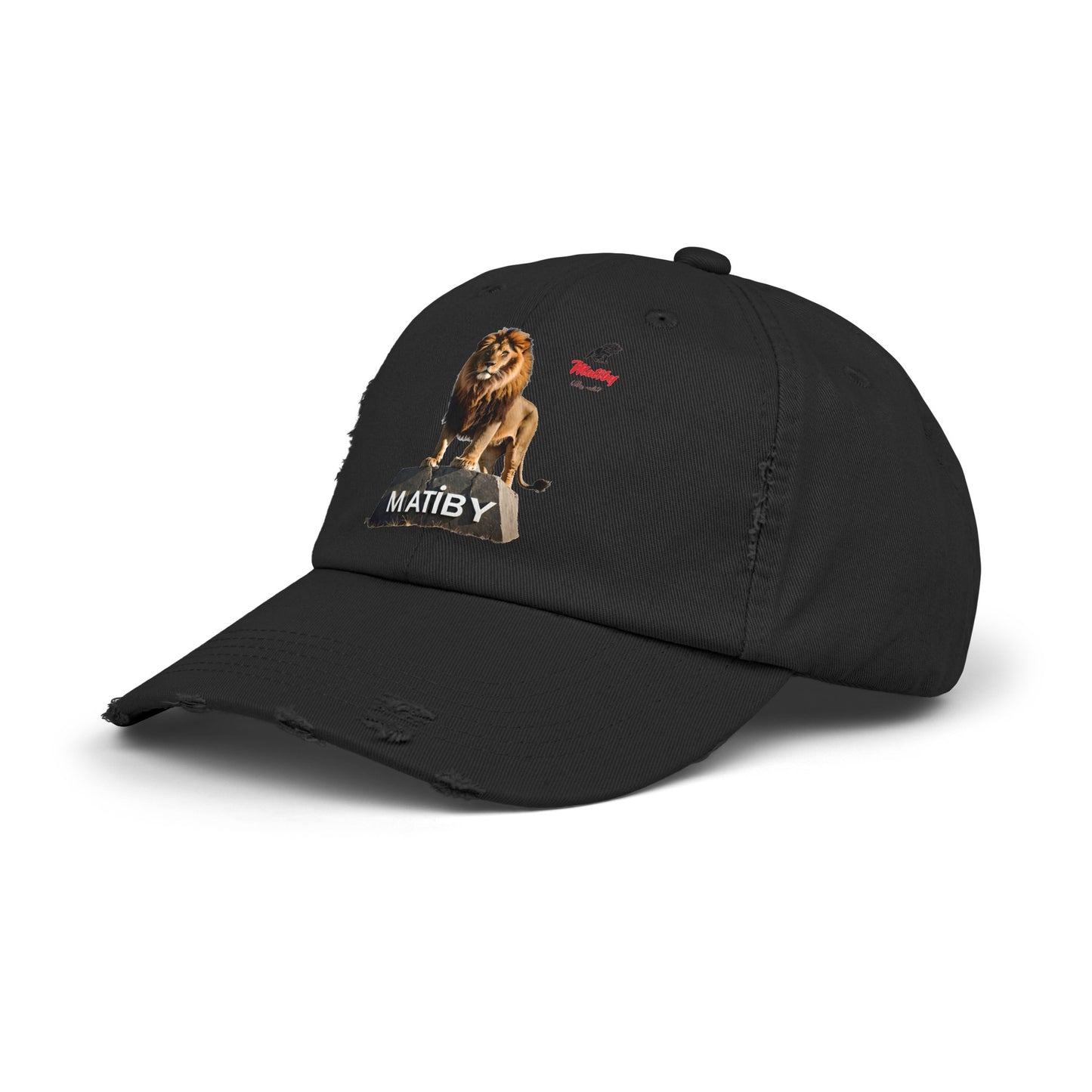 Matiby Lion Unisex Distressed Cap