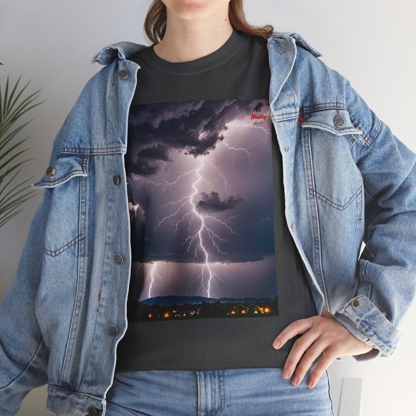 Lightning Style Unisex Heavy Cotton Tee