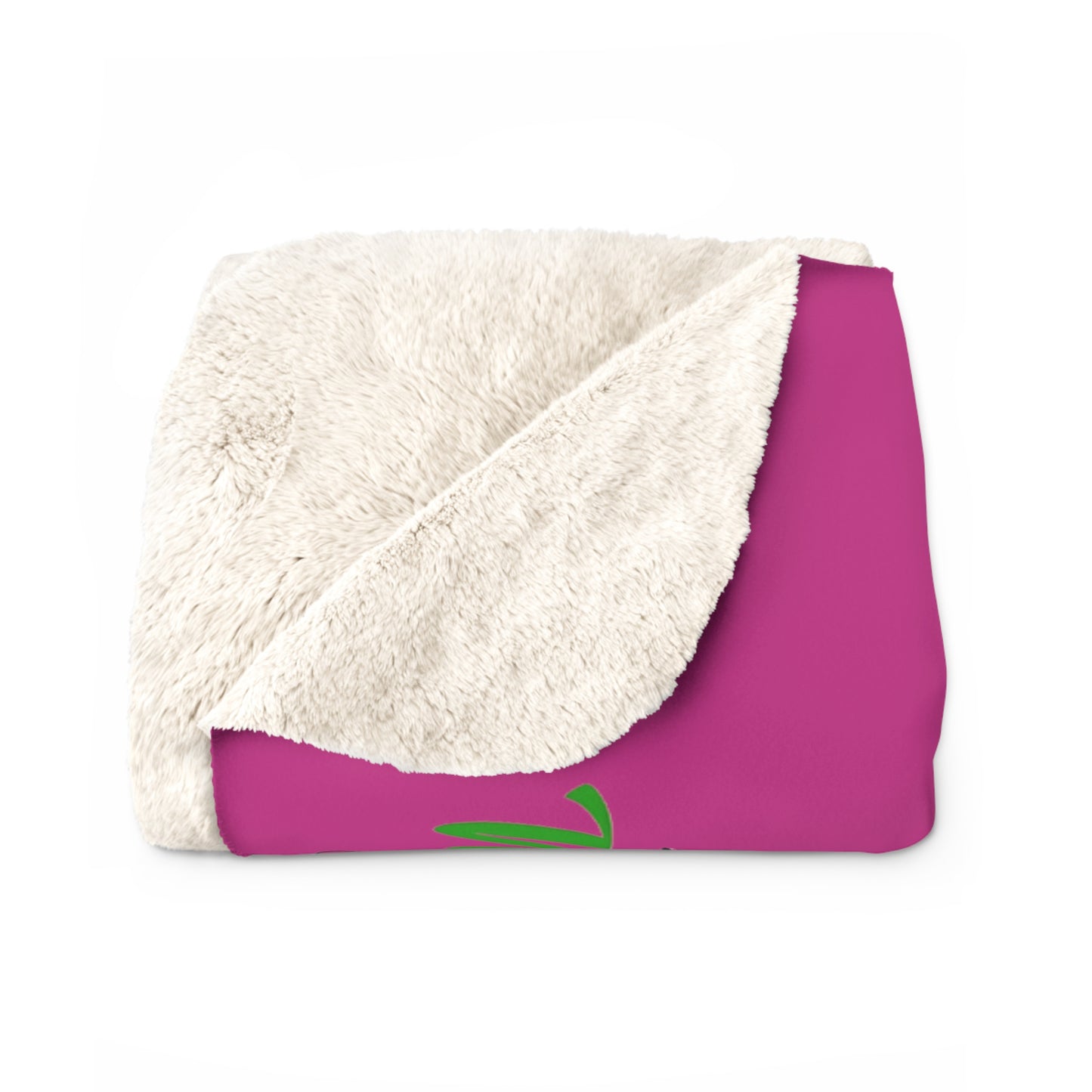 Matiby Lion Pink Sherpa Fleece Blanket