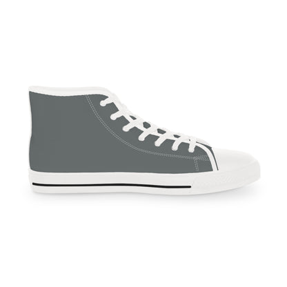 Men's Dark Grey High Top Sneakers