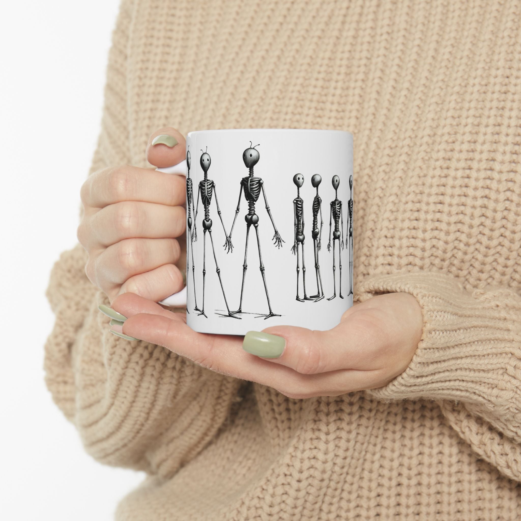 The Stick-To-It Species #20 White Ceramic Mug – Anatomy of Optimism Cup 11oz/15oz