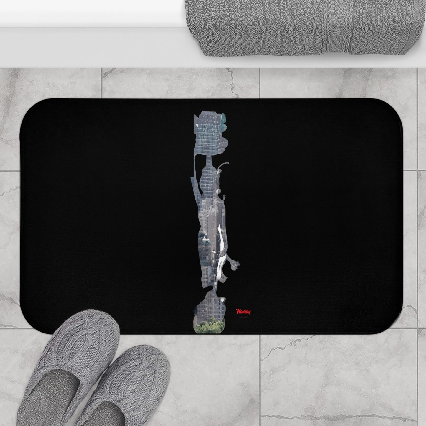 Vol-Subs Black Bath Mat