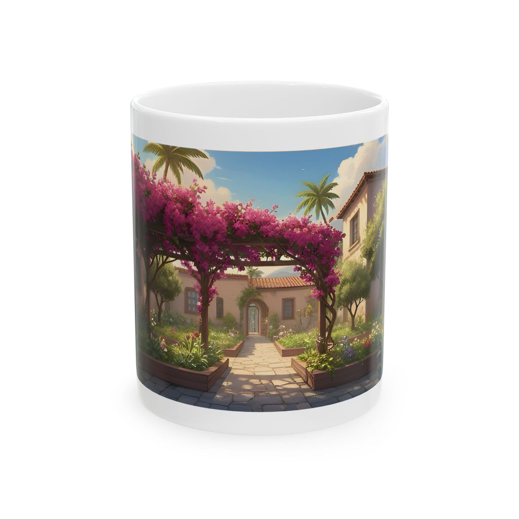 Cozy Architecture & Dreamy Landscapes #45 White Ceramic Mug – Homes Home Sweet Home Cup (11oz/15oz)