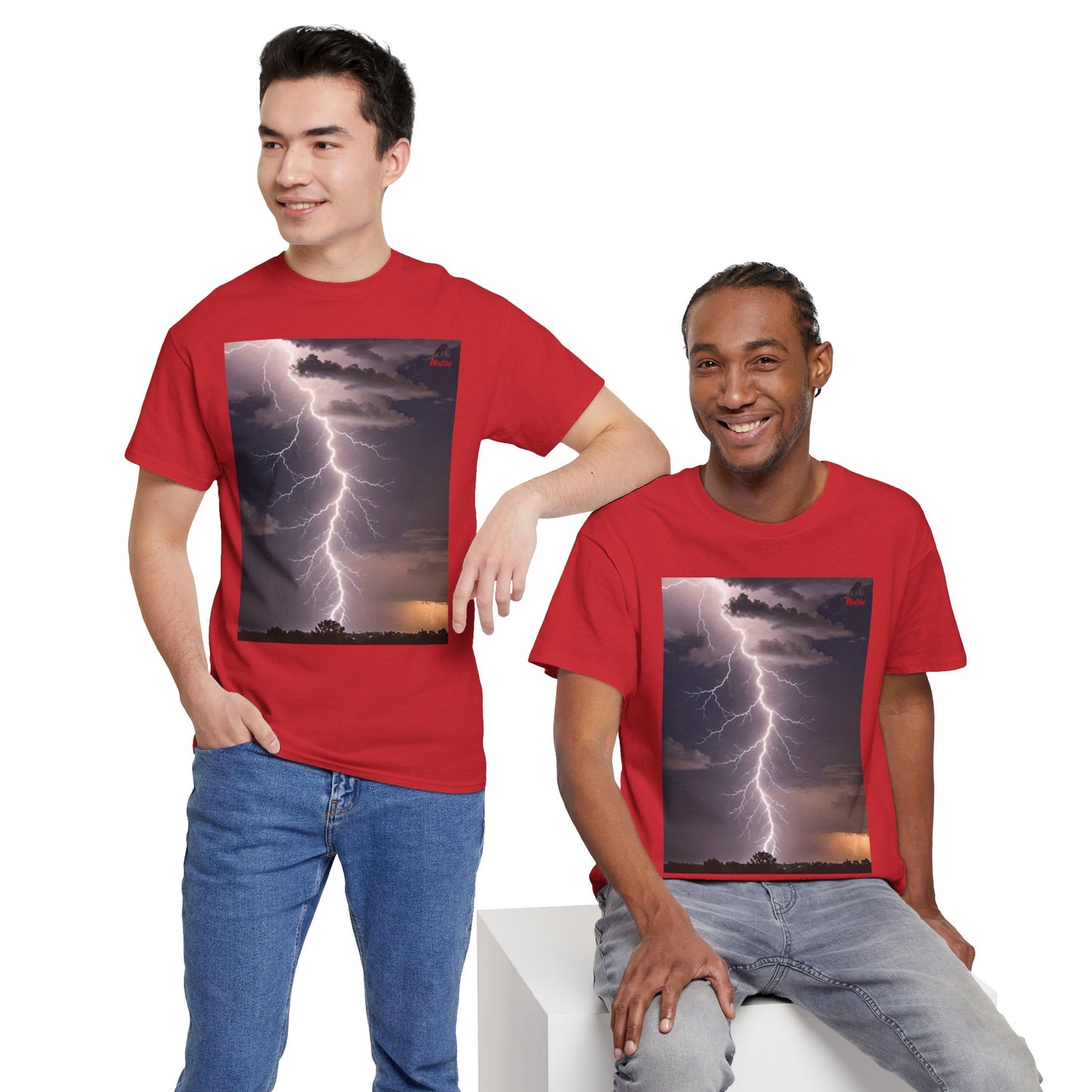 Lightning Style Unisex Heavy Cotton Tee