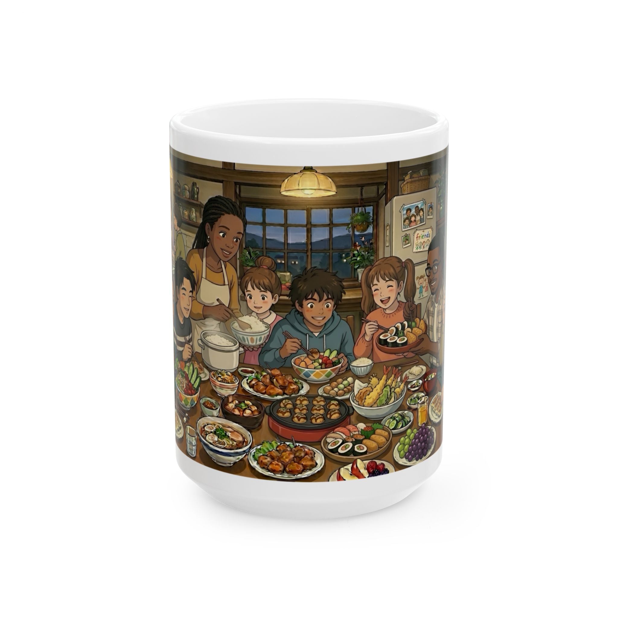 Family & Friends #2 Forever White Ceramic Mug — Cozy Feast Cup (11oz/15oz)