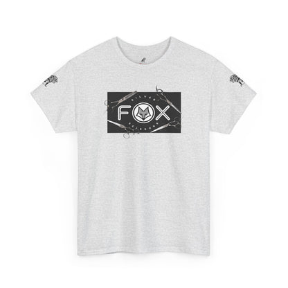 Silver Fox Scissors Unisex Heavy Cotton Tee