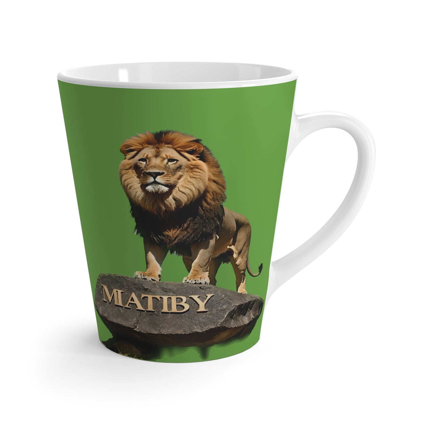 Matiby Lion Mug, Green