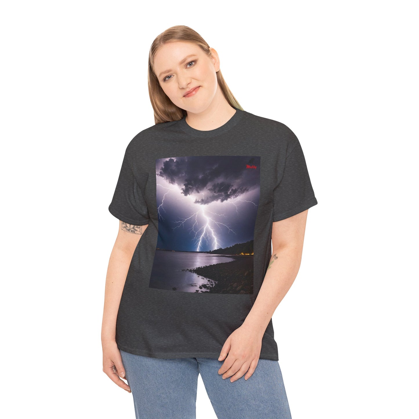 Lightning Style Unisex Heavy Cotton Tee