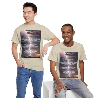 Lightning Style He is Risen Unisex Heavy Cotton Tee