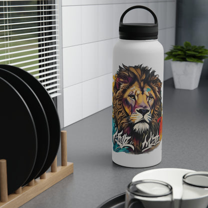 Matiby Matiffi Stainless Steel Water Bottle, Handle Lid