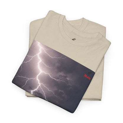 Lightning Style East West Unisex Heavy Cotton Tee