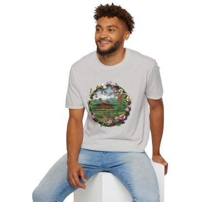 Floral Landscape Unisex Softstyle T-Shirt