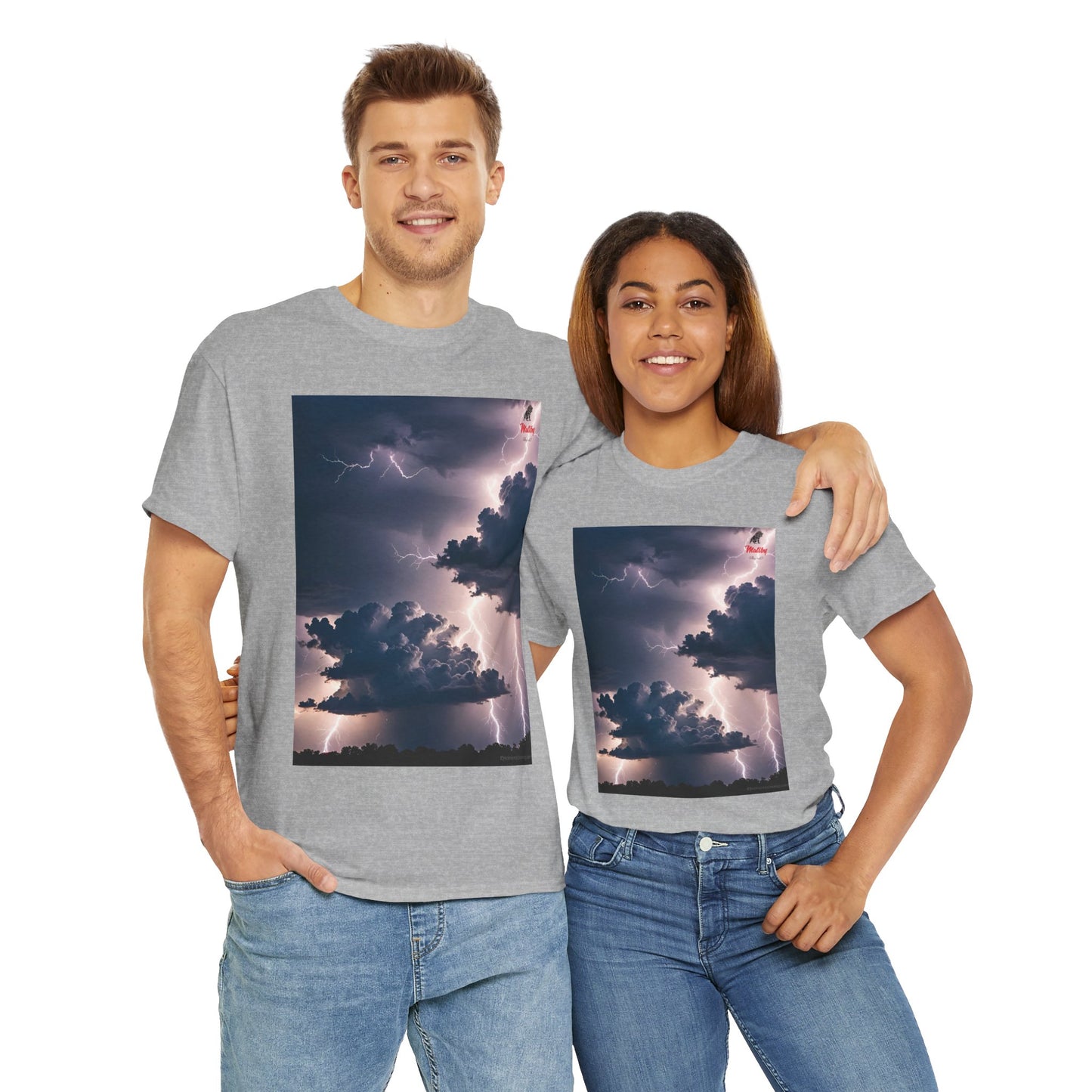 Lightning Style Unisex Heavy Cotton Tee