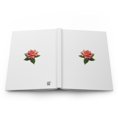 Rose Hardcover Journal Matte White