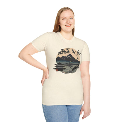 Japanese Landscape Unisex Softstyle T-Shirt