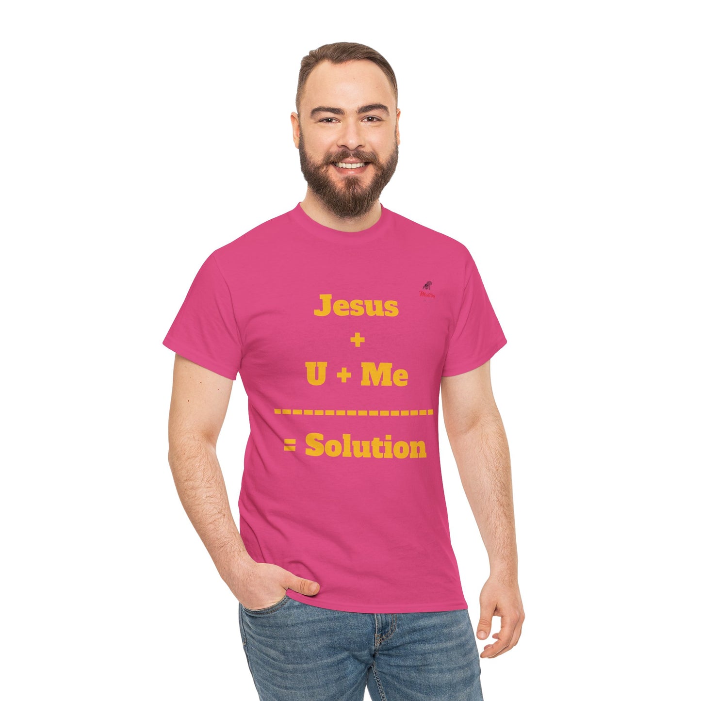 Jesus+U+Me Unisex Heavy Cotton Tee